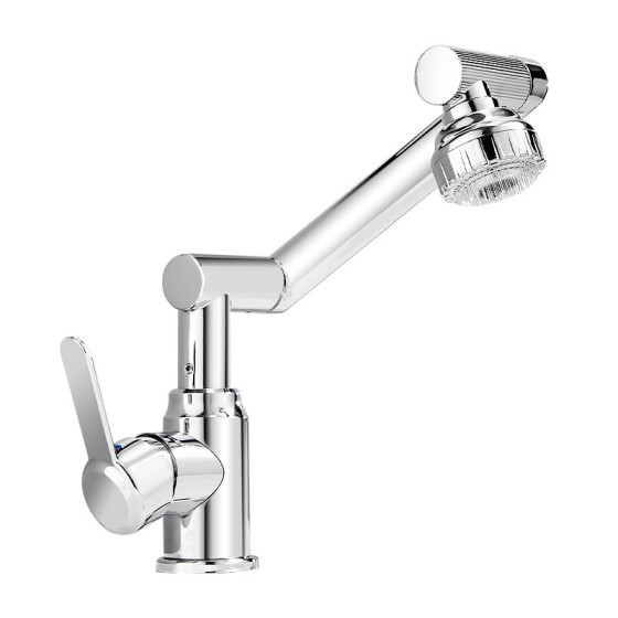 S604 chrome and black and gray basin mixer from china